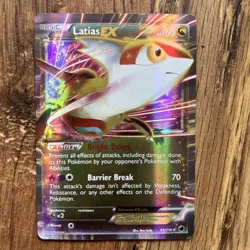 Pokemon TCG Latias EX Ultra Rare Card 85/116 Plasma Freeze SKU012 - Image 1