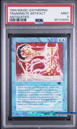 MTG Transmute Artifact Antiquities 1994 PSA 9 - Image 1