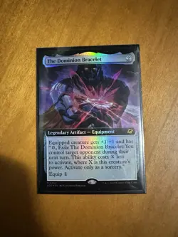x1 MTG EOE The Dominion Bracelet Extended Art Foil 0352 Pack Fresh - Image 1