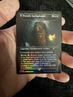 El Dorado Sarcophagus - Whip of Erebos (Rainbow Foil) Secret Lair Drop Foil - Image 1