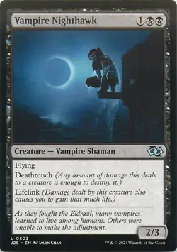Vampire Nighthawk - U503 - MTG - Foundations Jumpstart (J25) - Image 1