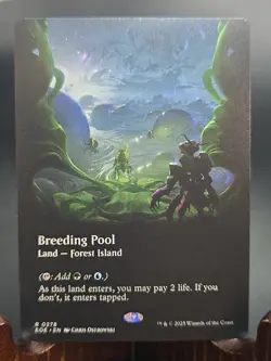 Breeding Pool (Borderless) Edge of Eternities MTG Regular Near Mint - Image 1