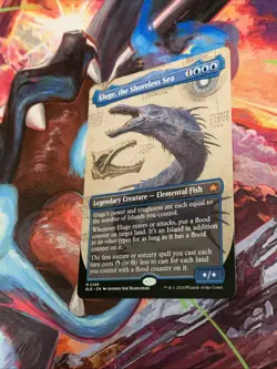 MTG Magic: The Gathering Eluge, the Shoreless Sea (Borderless) Bloomburrow Mint - Image 2