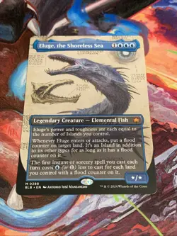 MTG Magic: The Gathering Eluge, the Shoreless Sea (Borderless) Bloomburrow Mint - Image 4