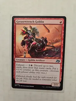 Greasewrench Goblin - Aetherdrift - Uncommon - Creature - MTG - Image 1