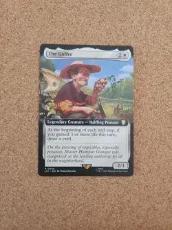 MTG Magic the Gathering LOTR Extended Art Non Foil - The Gaffer - Image 1