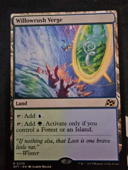 Willowrush Verge Aetherdrift Regular Near Mint Free Shipping - Image 1