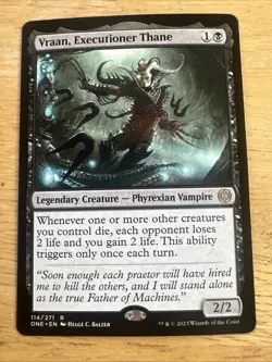 1x Vraan, Executioner Thane NM-Mint, English Phyrexia: All Will Be One MTG Magic - Image 1