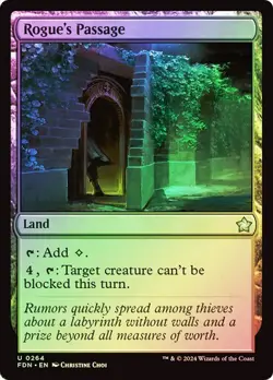 Rogue's Passage (Foil) - FDN - Uncommon - MTG Magic Pack fresh - Image 1