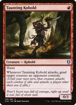 NM Taunting Kobold, MTG, Baldur's Gate, Magic the Gathering, 199 - Image 1