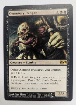 Magic Mtg Core Set 2012 Cemetery Reaper near mint - Image 1