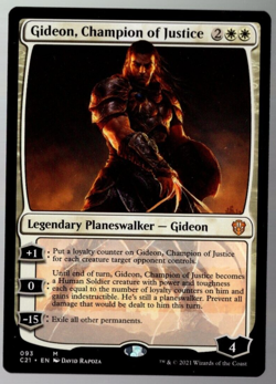 Gideon, Champion of Justice 093 Non Foil Mythic Commander 2021 MTG Near Mint - Image 1