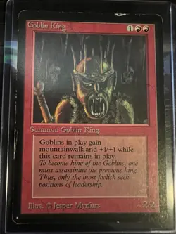 MtG Goblin King | Beta Edition | MP - Image 1