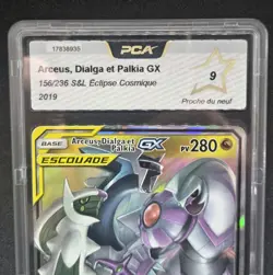 Carte Pokemon: Arceus Dialga Et Palkia GX Eclipse Cosmique 156/236 PCA 9 🇫🇷 - Image 2