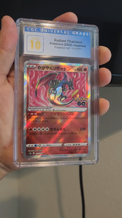 2022 Pokemon Radiant Charizard Japanese 011/071 s10b Pokemon GO CGC Pristine 10 - Image 2