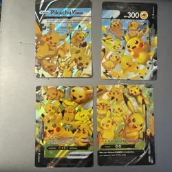 Pikachu V-Union Full Set SWSH139-142 Pokemon Celebrations Promo NM - Image 1