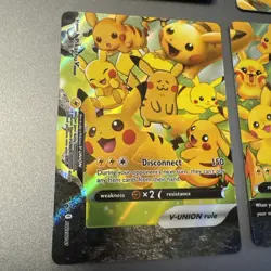 Pikachu V-Union Full Set SWSH139-142 Pokemon Celebrations Promo NM - Image 2