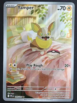 Pokemon Yamper 099/094 Me02 Phantasmal Flames Holo IR EN / NM - Image 2