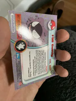Gastly - Pokemon Topps #92 - Non Holo Vintage Shipped Fast! - Image 4