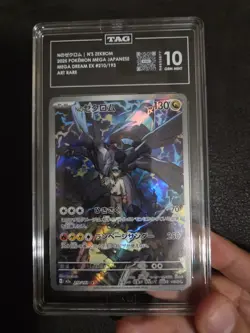 Pokemon N's Zekrom Mega Dream EX 210/193 Art Rare TAG 10 Japanese - Image 1