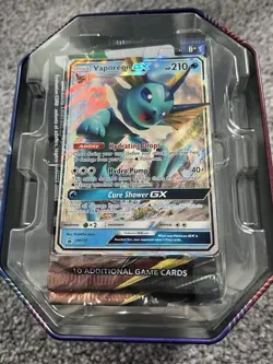 Pokemon TCG Elemental Power Tin Bundle Flareon GX Jolteon GX Vaporeon GX - Image 4