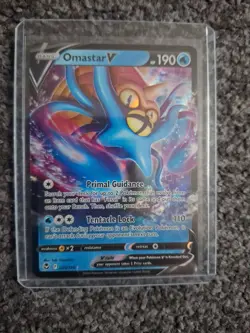 Omastar V 35/195 Silver Tempest Pokemon TCG B93 - Image 1