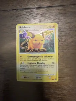 Pokemon TCG Raichu DP21 Pokemon Promos 2008 English 90 HP Holo Promo Stage 1 - Image 3