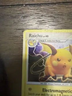 Pokemon TCG Raichu DP21 Pokemon Promos 2008 English 90 HP Holo Promo Stage 1 - Image 4