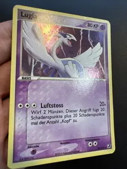 Lugia 29/115 Holo Rare Pokemon EX Unseen Forces UF 2005 GD Vintage Deutsch - Image 3