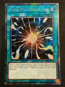 Super Polymerization RA03-EN053 Platinum Secret Rare (PSR) Yu-Gi-Oh! - Image 1