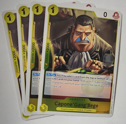 Capone "Gang"' Bege Playset - OP10-103 x4 - Royal Blood - One Piece TCG - Image 1