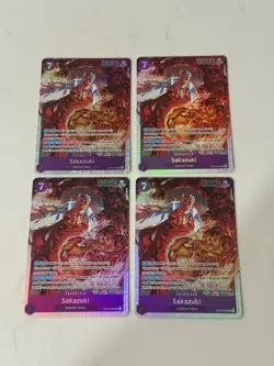 Sakazuki OP16-065 SR Playset. 4x SR - One Piece TCG - Image 1