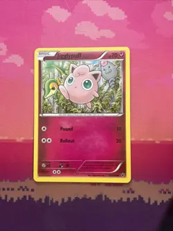 Pokemon Card Jigglypuff Fates Collide Common 65/124 Near Mint - Image 1