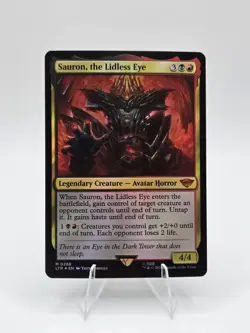 Sauron, the Lidless Eye The Lord of the Rings Foil Near Mint MTG - Image 1