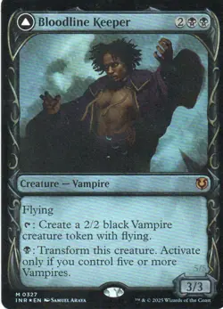 MTG: Innistrad Remastered: Foil Showcase Bloodline Keeper: LP Condition - Image 1