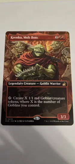 Krenko, Mob Boss (Anime Borderless) #430 Ravnica Remastered RVR Magic MTG - Image 1
