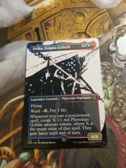 Ovika, Enigma Sage Showcase MTG Phyrexia - Pack Fresh - - Image 1