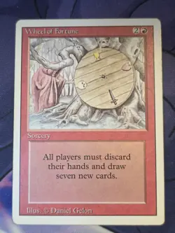 Wheel of Fortune Revised Edition MTG LP To MP Condition - Image 1