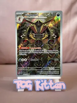 Kingambit - 220/198 - Scarlet & Violet Illustration Rare Pokemon - TCGKITTEN - Image 1