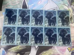 💫 10pc Silver Tempest ETB Deck Protector Sleeves - LP - Pokemon TCG - Vulpix - Image 1