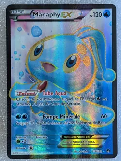 P - Manaphy EX - XY:Rupture Turbo - 116/122 - Carte Pokemon FR Officielle - Image 1