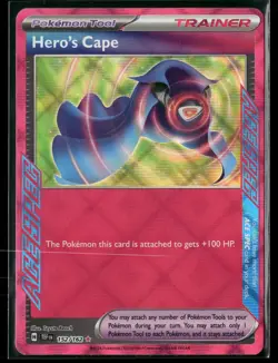 Hero's Cape 152/162 ACE SPEC Rare Temporal Forces Pokemon Near Mint - Image 1
