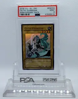 YUGIOH ANNIVERSARY YAP1-EN004 CELTIC GUARDIAN ULTRA RARE PSA 9 MINT #43589516 - Image 1
