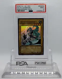 YUGIOH ANNIVERSARY YAP1-EN004 CELTIC GUARDIAN ULTRA RARE PSA 9 MINT #43589516 - Image 2