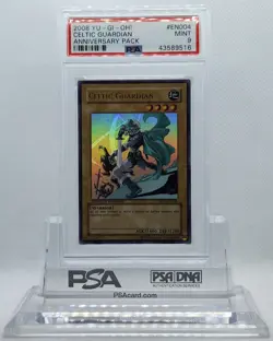 YUGIOH ANNIVERSARY YAP1-EN004 CELTIC GUARDIAN ULTRA RARE PSA 9 MINT #43589516 - Image 4