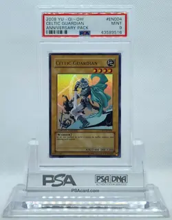 YUGIOH ANNIVERSARY YAP1-EN004 CELTIC GUARDIAN ULTRA RARE PSA 9 MINT #43589516 - Image 5