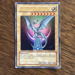Konami Yu-Gi-Oh! TCG Blue-Eyes White Dragon YAP1-EN001 Ultra Rare Holo Lim - Image 1