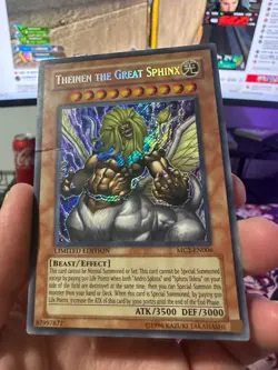 Yugioh! LP Theinen the Great Sphinx - MC2-EN006 - Secret Rare - Limited Edition - Image 1
