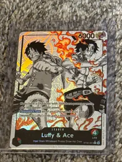 Luffy & Ace (Parallel) ST30-001 Starter Deck EX: Luffy & Ace Foil - Image 1