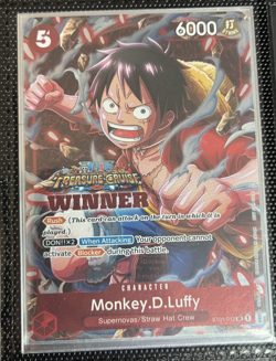 One Piece TCG - Monkey.D.Luffy ST01-012 SR - Treasure Cruise WINNER Promo - Mint - Image 1